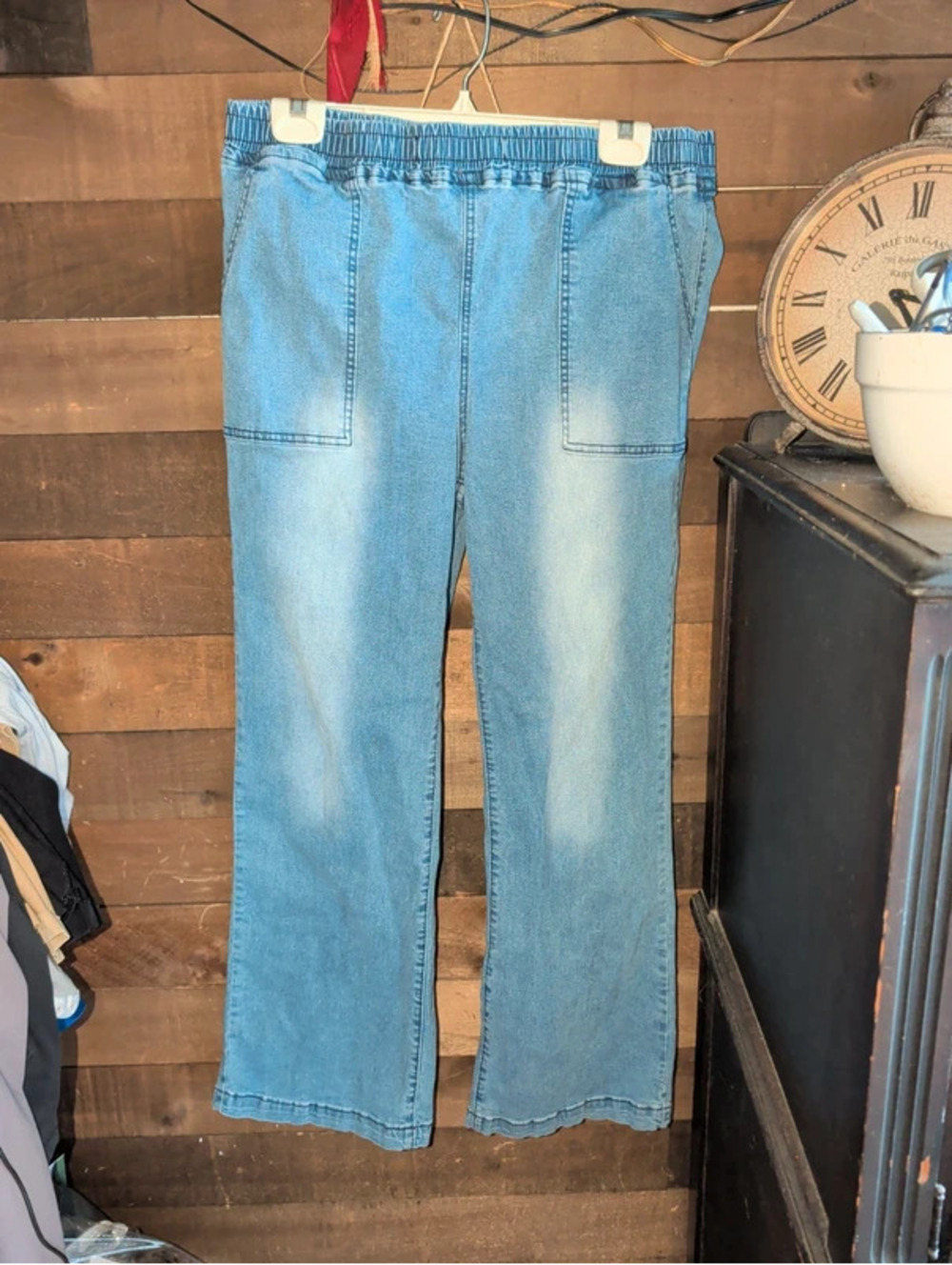 lighter to dark pull on denim